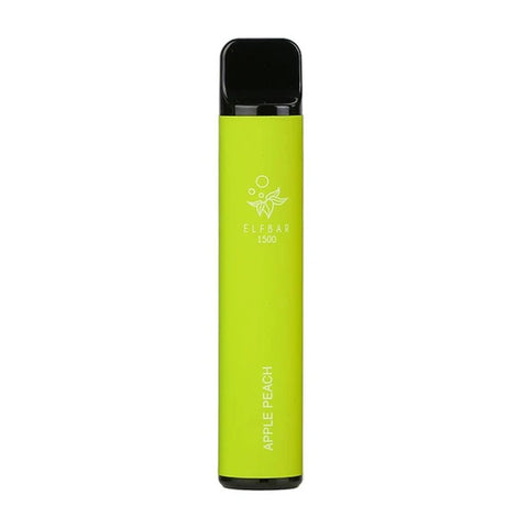 Elf Bar Pro Disposable Vape Pod Device 1500 Puffs Apple Peach